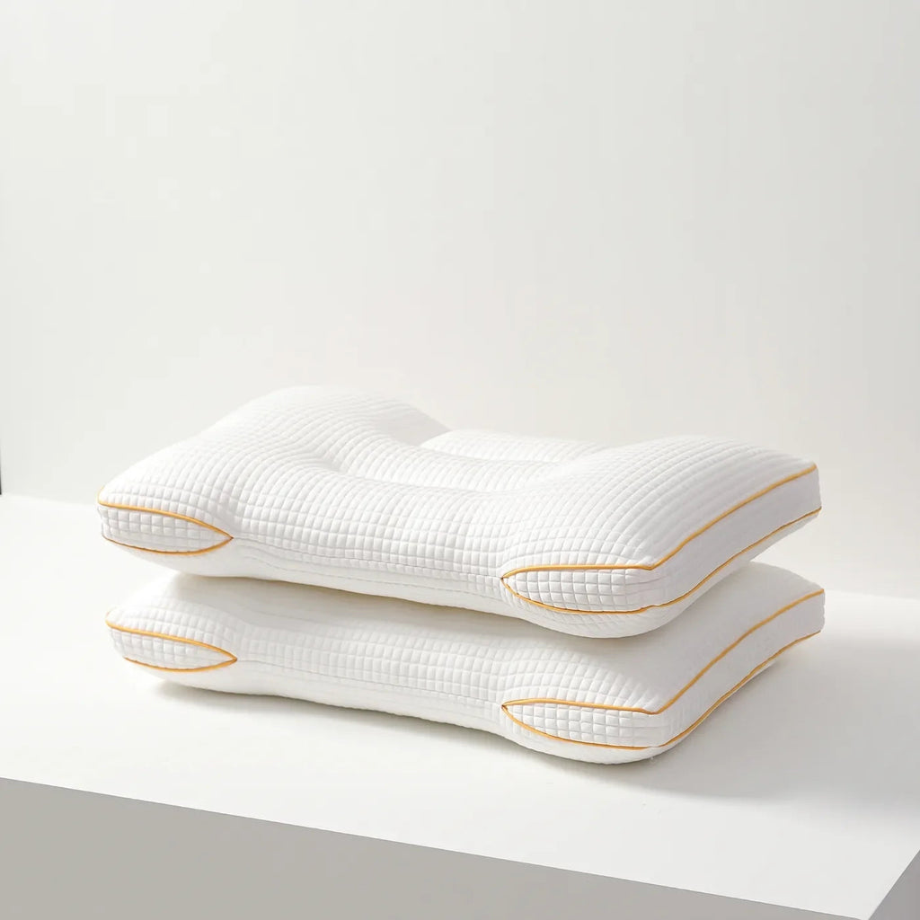 Ergonomisches Erwachsenenkissen von Die stille Nacht, schräg von vorne